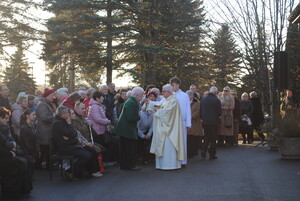 Wspólna modlitwa na krośnieńskim cmentarzu
