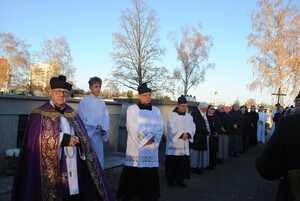 Wspólna modlitwa na krośnieńskim cmentarzu