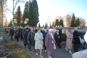 Wspólna modlitwa na krośnieńskim cmentarzu