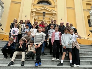 Pielgrzymka dzieci komunijnych do Kalwarii Pacławskiej i Przemyśla